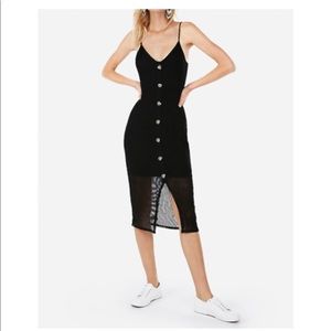 Express Ribbed Midi Dress